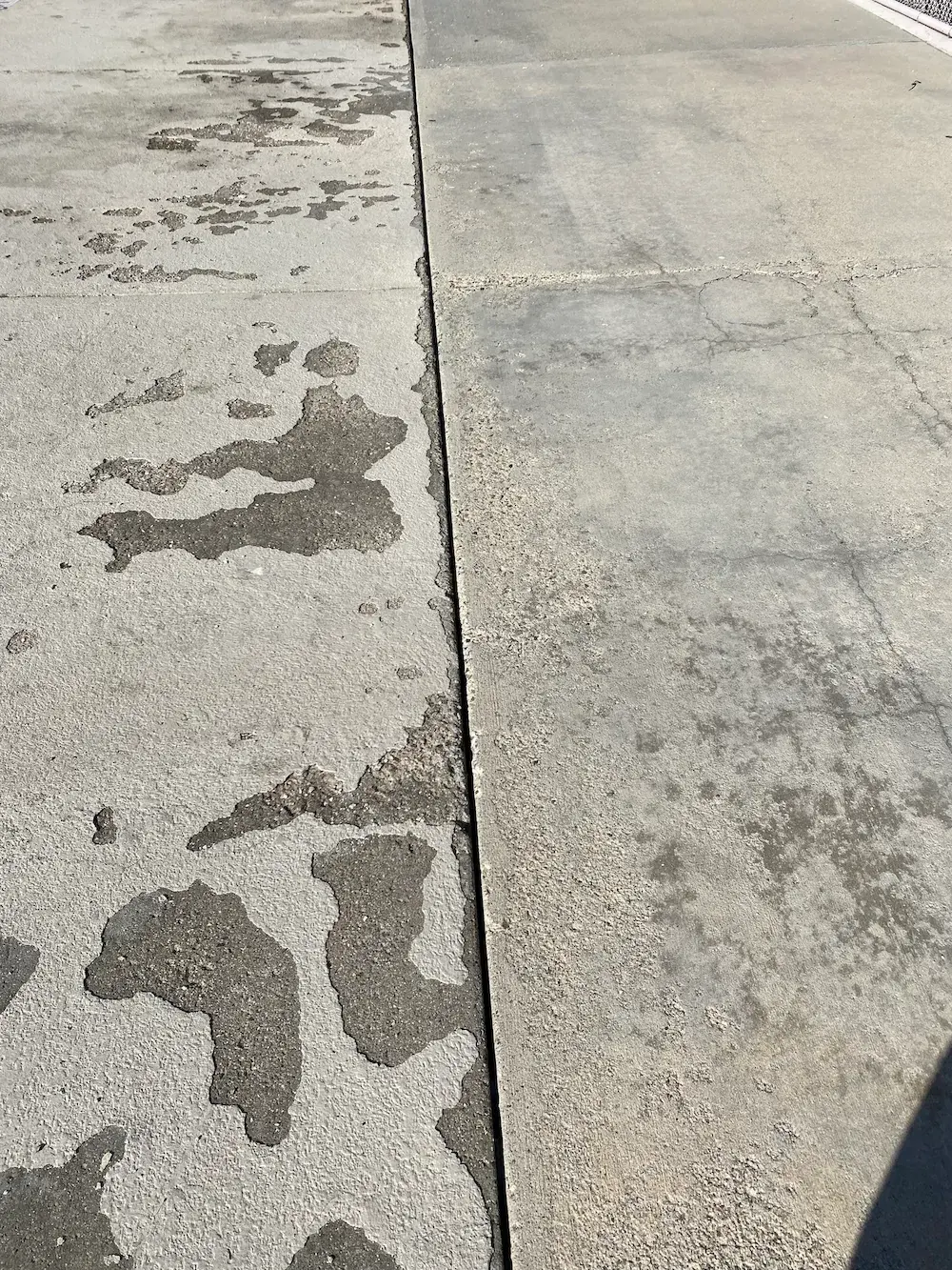 Exterior Concrete Coatings Removal